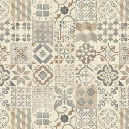   Lakossági pvc padló, Almeira szines Vintage mintával, 4 méter szélesség