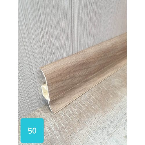 Kábelcsatornás szegélyléc - 50