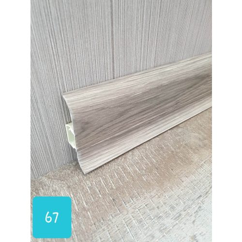 Kábelcsatornás szegélyléc - 67