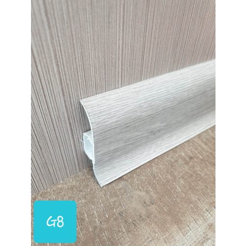 Kábelcsatornás szegélyléc - G8