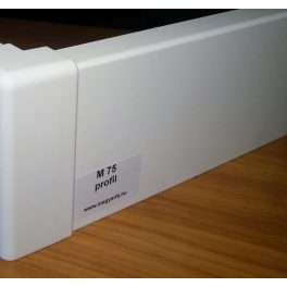 Magyar fehér szegélyléc - M75