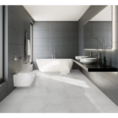 Weninger Bianco kőmintás klikkes spc/vinyl vízálló padló, 5 mm vastag/Ac5/33 kopásállóság