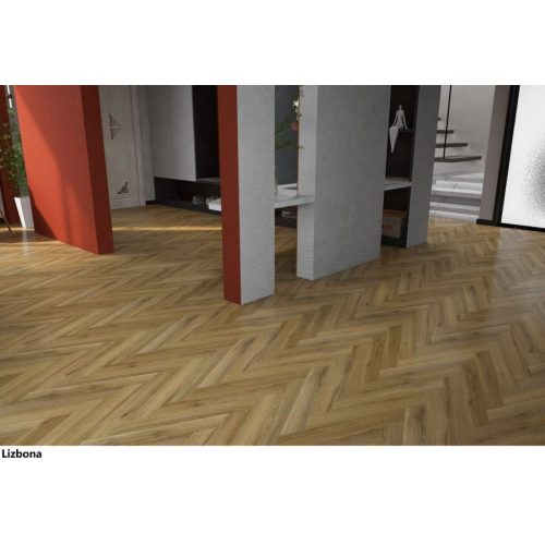 Lizbona halszálka Weninger klikkes spc/vinyl vízálló padló, 4mm vastag/Ac5/33 kopásállóság - we4927