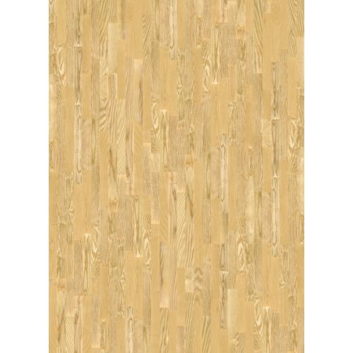 Kőris Natúr 3 sávos Graboplast 13,5mm vastag szalagparketta, lakkozott felület