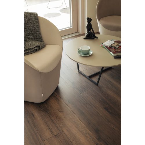 Lowa hickory vízálló laminált padló 12mm/Ac5/33 kopásállóság, fózolt - K2215