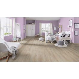   Ecru Cantal Oak vízálló laminált padló 8mm/Ac4/32 kopásállóság, fózolt - K653